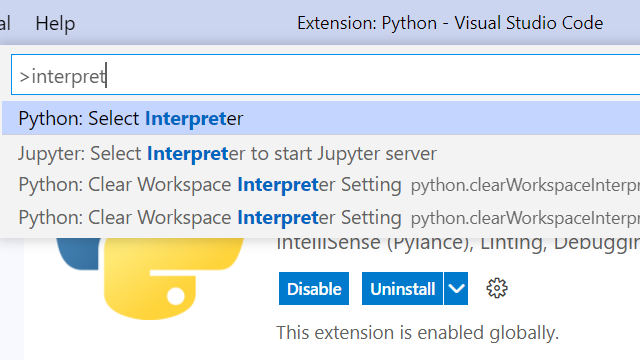 Python interpreter